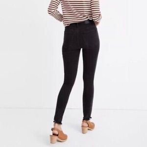Madewell 10” High-Rise Skinny Jeans with Raw Hem